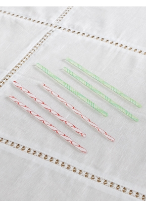 Gohar World - Swizzle Murano Glass Cocktail Sticks - Multi - One size