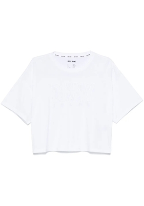 DKNY embroidered-logo T-shirt - White