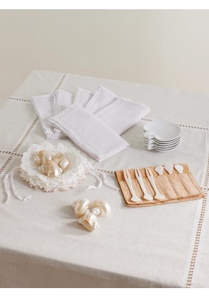 Gohar World - Seafood Fantasy 30-piece Dinner Set - White - One size