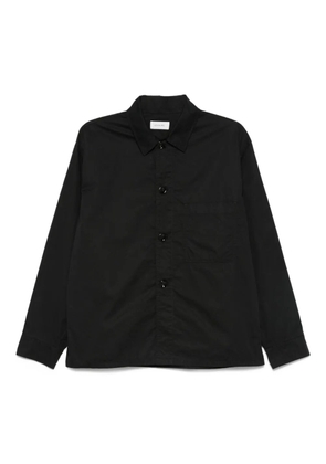 LEMAIRE Pyjama pocket cotton shirt - Black