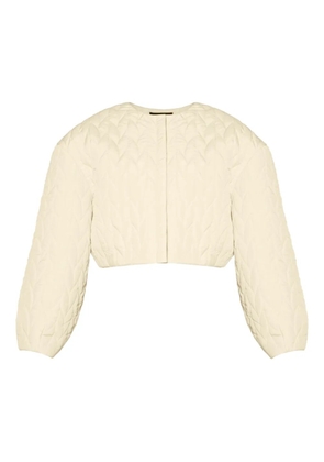 ANOUKI quilted bomber jacket - Yellow