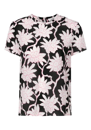 Valentino Garavani floral-print T-shirt - Black