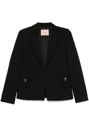 TWINSET Oval T-logo blazer - Black