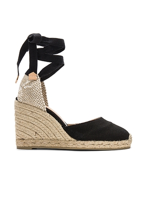 Castaner Carina Wedge in Black. Size 37. Also in 38, 39, 40, 41.