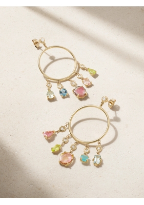 Jacquie Aiche - 14-karat Gold Multi-stone Earrings - One size