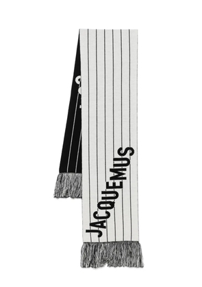 Jacquemus L'echarpe Liga scarf - White