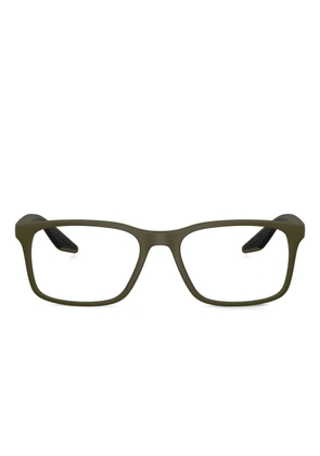 Prada Linea Rossa rectangle-frame glasses - Green