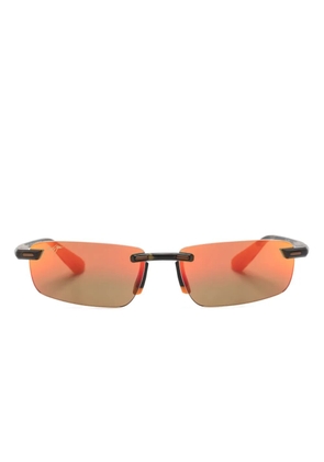Maui Jim PolarizedPlus2® rectangle-frame sunglasses - Black