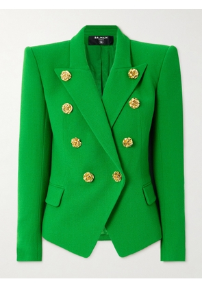 Balmain - Embellished Wool Blazer - Green - FR 34,FR 36,FR 38,FR 40,FR 42,FR 44,FR 46