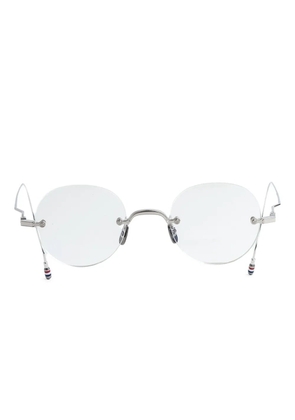 Thom Browne Eyewear round-frame glasses - Silver