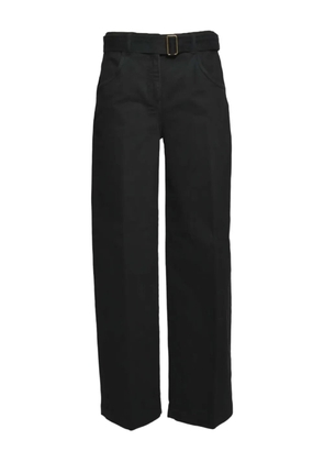 True Royal belt-fastening trousers - Black