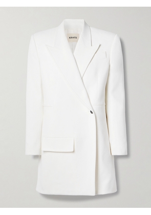 KHAITE - Jacobson Crepe Blazer - White - US0,US2,US4,US6,US8,US10,US12