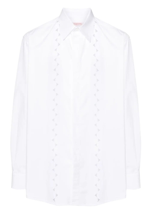 Valentino Garavani scallop-detail shirt - White