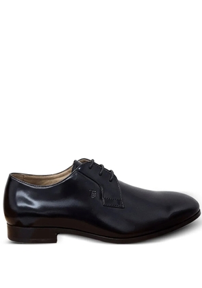 Tod's lace-up leather derby shoes - Black