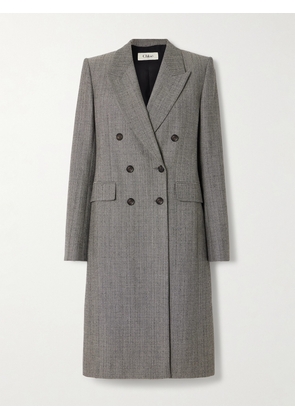 Chloé - Double-breasted Wool-blend Tweed Coat - Gray - FR 34,FR 36,FR 38,FR 40,FR 42