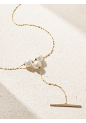 Mizuki - 14-karat Gold Pearl Necklace - One size