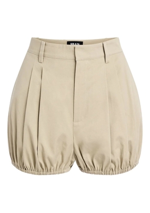SEROYA Jo pleated balloon shorts - Neutrals