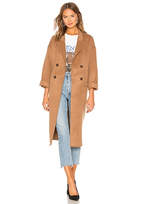 ANINE BING Dylan Coat in Brown. Size L. Also in M.