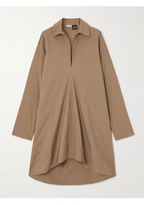 LOEWE - + Paula's Ibiza Cotton-blend Poplin Shirt Dress - Neutrals - FR 34,FR 36,FR 38,FR 40,FR 42,FR 44