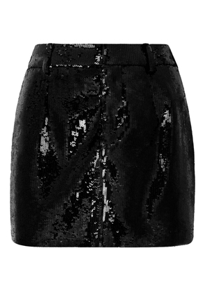 Philipp Plein sequin mini skirt - Black