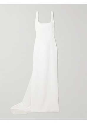 Galvan - Fiorentina Draped Satin Gown - Off-white - FR 34,FR 36,FR 38,FR 40,FR 42