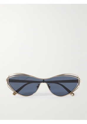 DIOR Eyewear - Fildior M1u Cat-eye Gold-tone Sunglasses - One size