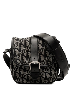 Christian Dior Pre-Owned 2003 Diorissimo Trotter Canvas crossbody bag - Black
