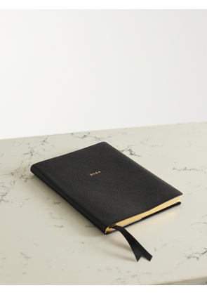 Smythson - Soho Panama 2024 Textured-leather Weekly Diary - Black - One size