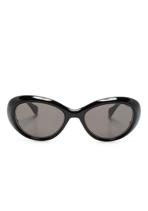 MR. LEIGHT Selma oval-frame sunglasses - Black