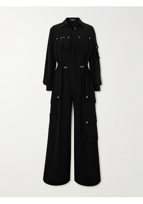 Versace - Silk Crepe De Chine Jumpsuit - Black - IT36,IT38,IT40,IT42,IT44