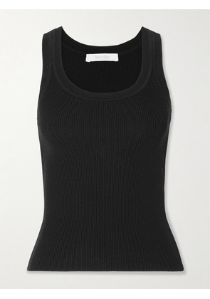 Max Mara - Leisure Siro Ribbed Jersey Tank - Black - x small,small,medium,large,x large