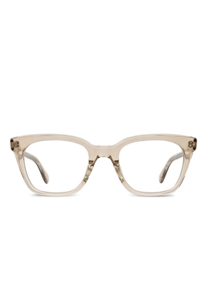Garrett Leight El Rey square-frame glasses - White