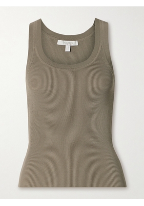 Max Mara - Leisure Siro Ribbed-knit Tank - Neutrals - x small,small,medium,large,x large