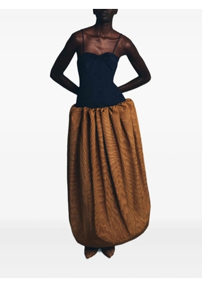 Rosie Assoulin bow-detail gown - Black