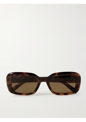 SAINT LAURENT EYEWEAR - Square-frame Tortoiseshell Acetate Sunglasses - One size