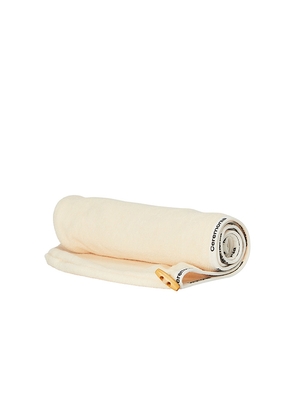 Ceremonia Microfiber Hair Towel in Cream.