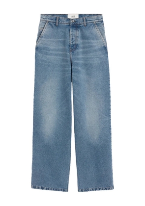 AMI Paris Wide Fit cotton jeans - Blue