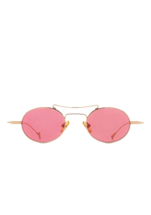 Eyepetizer round-frame metal sunglasses - Gold