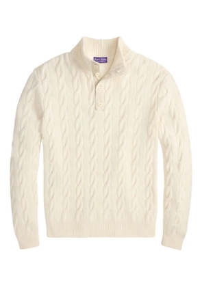 Ralph Lauren Purple Label cable-knit sweater - Neutrals