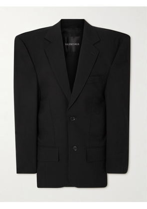 Balenciaga - Oversized Wool Blazer - Black - 1,2