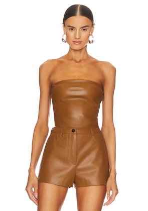 CULTNAKED Bandeau Top in Chocolate. Size M. Also in L, S, XL, XS, XXS.