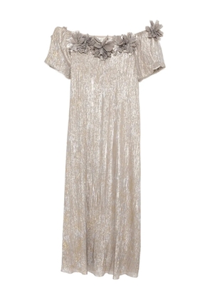 Sachin & Babi Valentina gown - Silver