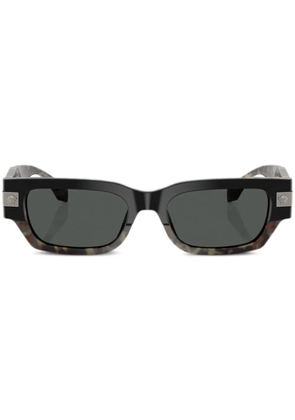 Versace Eyewear Classic rectangle-frame sunglasses - Green
