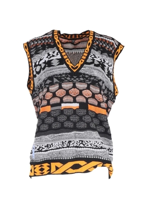 Alexander McQueen Pre-Owned V-neck knitted top - Black