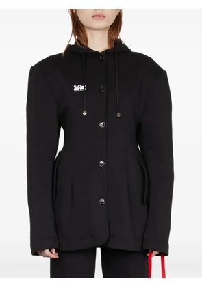 Maitre Pierre Christian hooded fleece jacket - Red