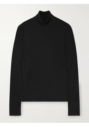 Jil Sander - Crepe Turtleneck Top - Black - FR 34,FR 36,FR 38,FR 40,FR 42,FR 44