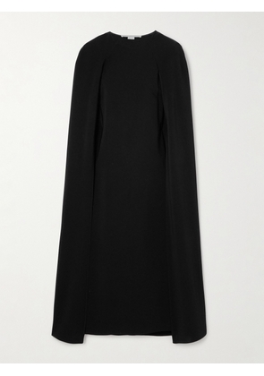 Stella McCartney - Cape-effect Crepe Midi Dress - Black - IT34,IT36,IT38,IT40,IT42,IT44,IT46,IT48,IT50