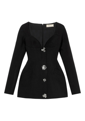 Blumarine jewel-embellished mini dress - Black