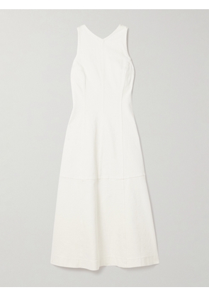 Proenza Schouler White Label - Arlet Paneled Denim Midi Dress - US0,US2,US4,US6,US8,US10,US12