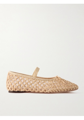 Loeffler Randall - Leonie Woven Raffia Ballet Flats - Neutrals - US5,US5.5,US6,US6.5,US7,US7.5,US8,US8.5,US9,US9.5,US10,US10.5,US11,US11.5,US12